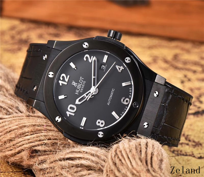 Men's Automatic Mechanical Watch 904L Stainless Steel 42mm-HB35