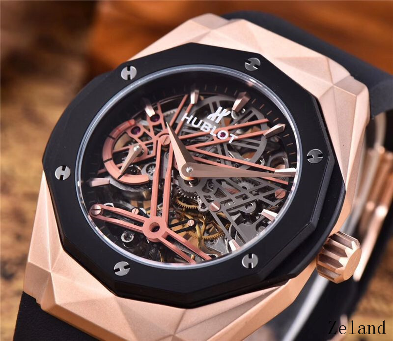 Men's Automatic Mechanical Watch 904L Stainless Steel 45mm-HB32