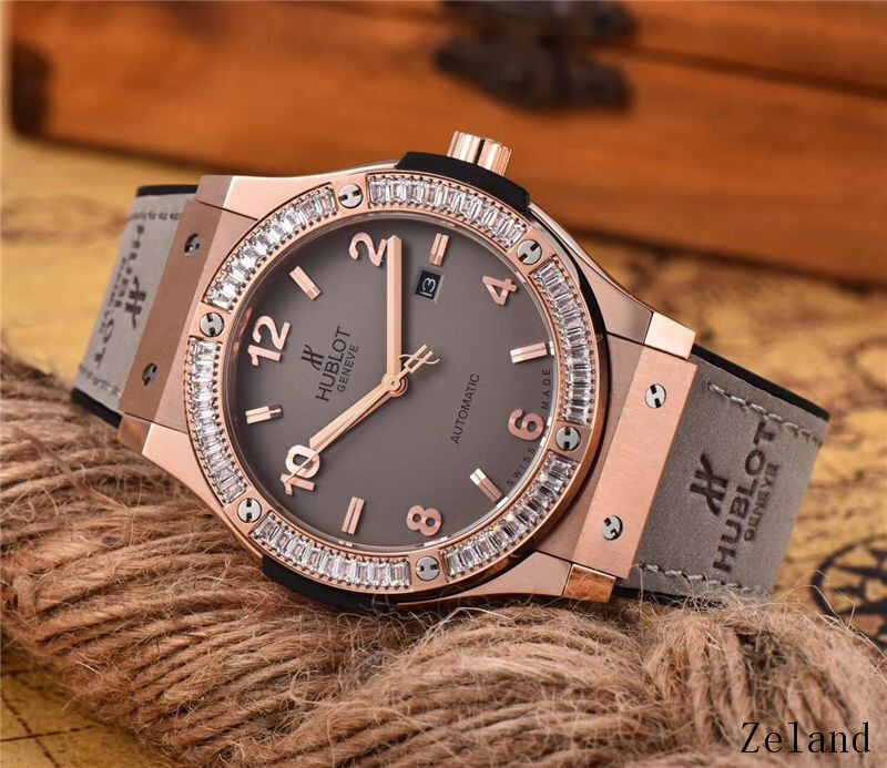 Men's Automatic Mechanical Watch 904L Stainless Steel 42mm-HB33