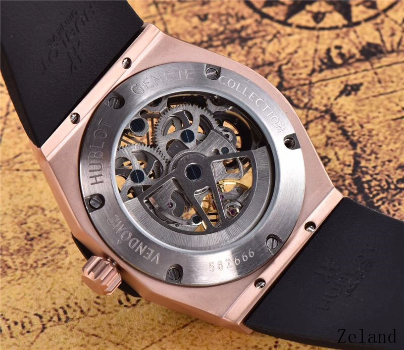 Men's Automatic Mechanical Watch 904L Stainless Steel 45mm-HB32