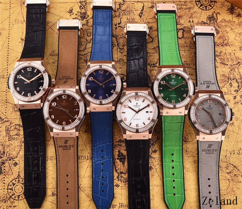 Men's Automatic Mechanical Watch 904L Stainless Steel 42mm-HB33