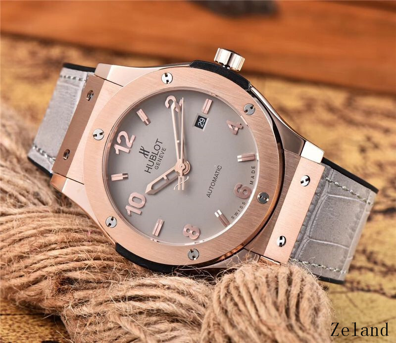 Men's Automatic Mechanical Watch 904L Stainless Steel 42mm-HB35