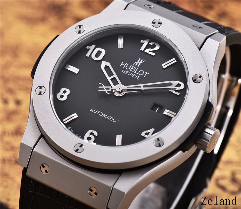 Men's Automatic Mechanical Watch 904L Stainless Steel 42mm-HB36
