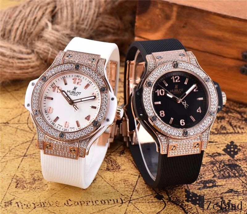 Women's  Quartz Watch Chronograph 904L Stainless Steel 38mm-HB34