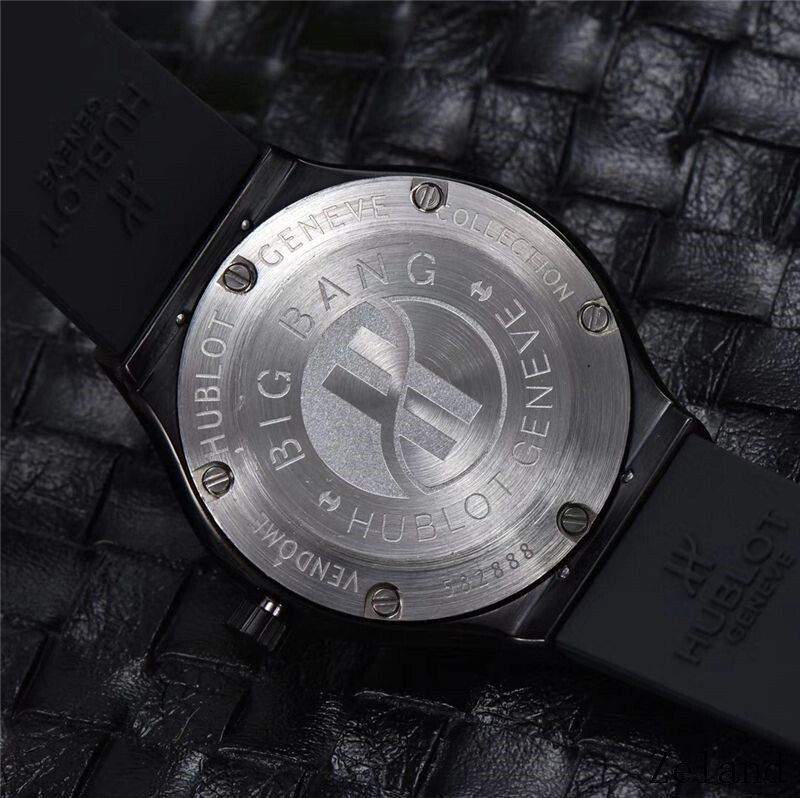 Men's Quartz Watch Chronograph 904L Stainless Steel 33mm-HB42