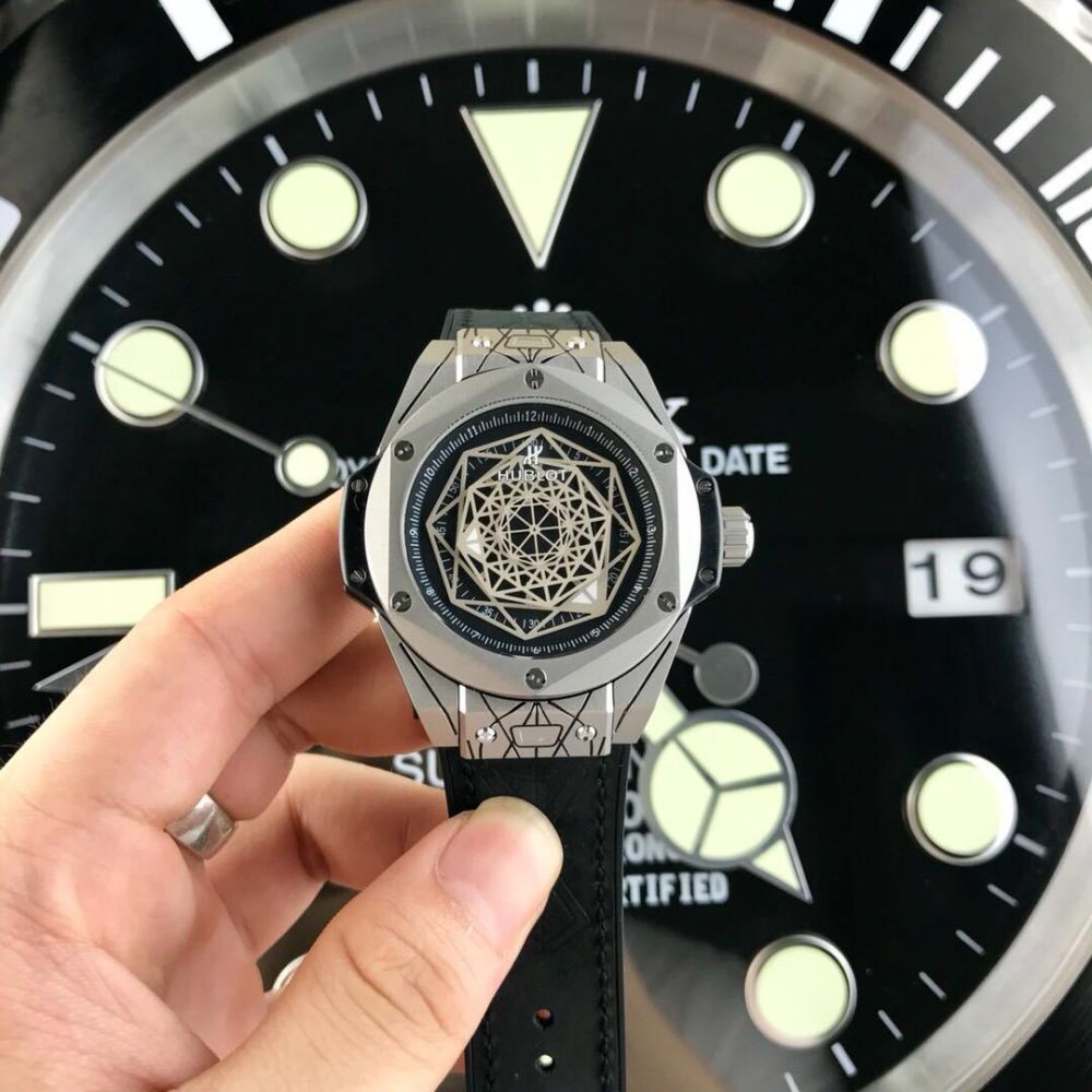 Men's Automatic Mechanical Watch 904L Stainless Steel 42mm-HB5