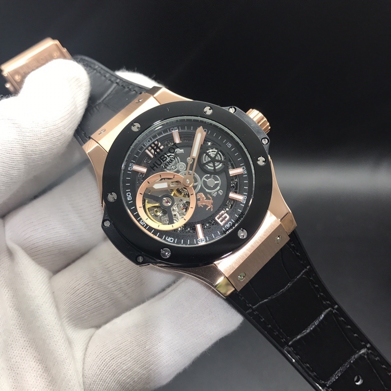 Men's Automatic Mechanical Watch 904L Stainless Steel 44mm-HB15