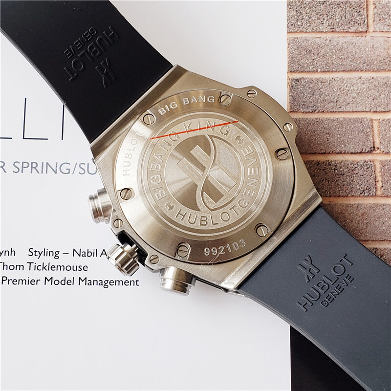 Men's Quartz Watch Chronograph 904L Stainless Steel 42mm-HB24