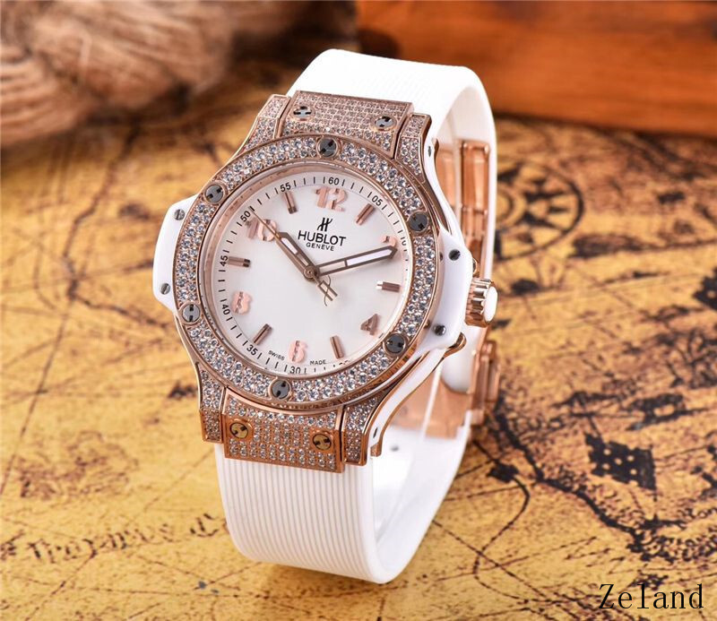 Women's  Quartz Watch Chronograph 904L Stainless Steel 38mm-HB34