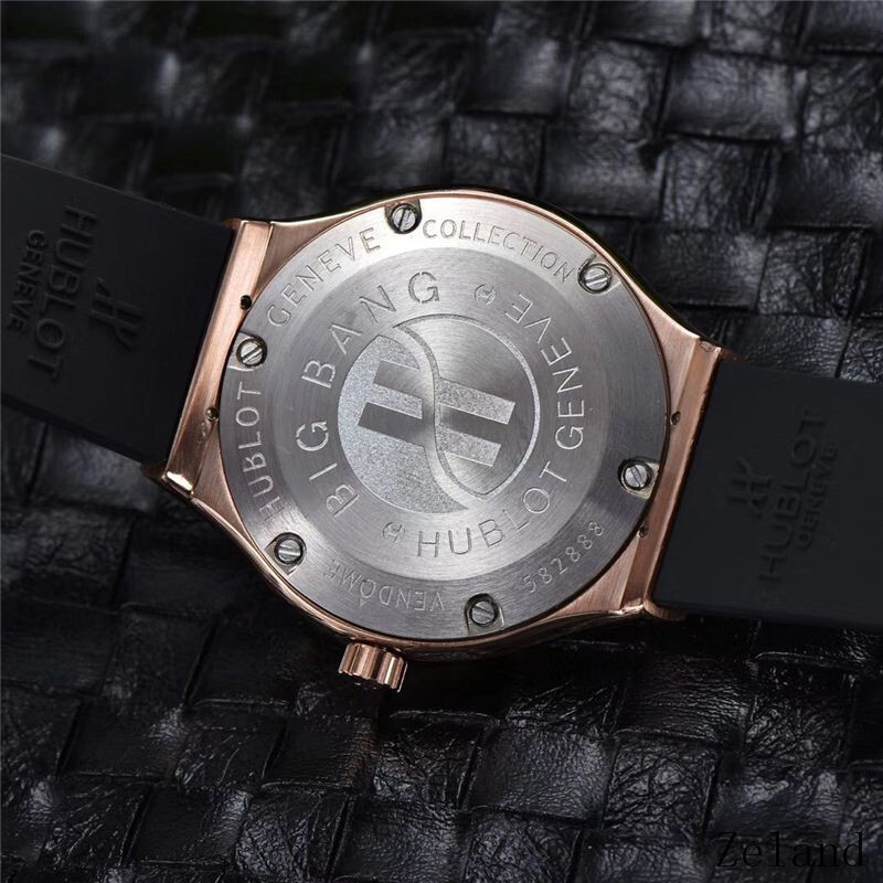 Women's  Quartz Watch Chronograph 904L Stainless Steel 34.5mm-HB43
