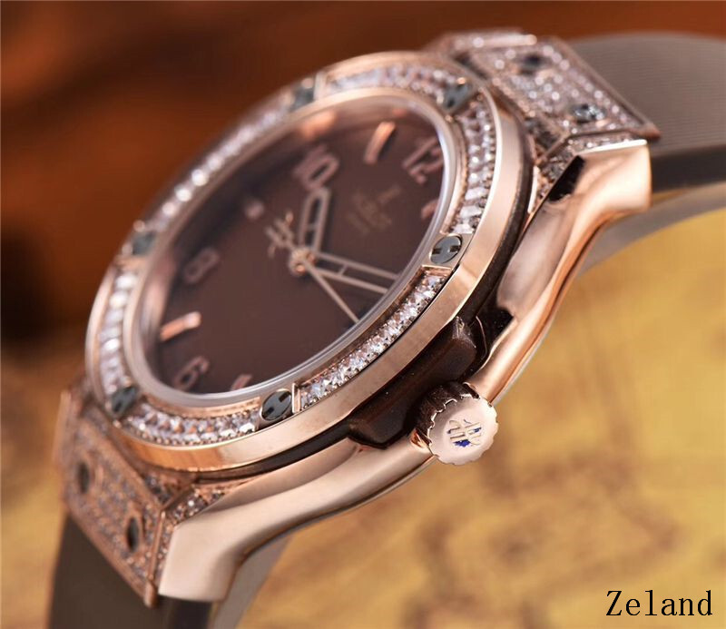 Women's  Quartz Watch Chronograph 904L Stainless Steel 33mm-HB45
