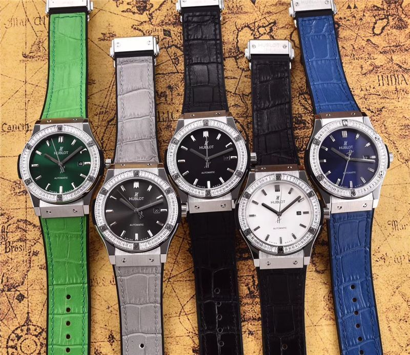 Men's Automatic Mechanical Watch 904L Stainless Steel 42mm-HB30