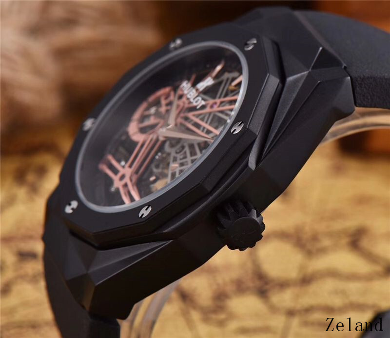 Men's Automatic Mechanical Watch 904L Stainless Steel 45mm-HB31