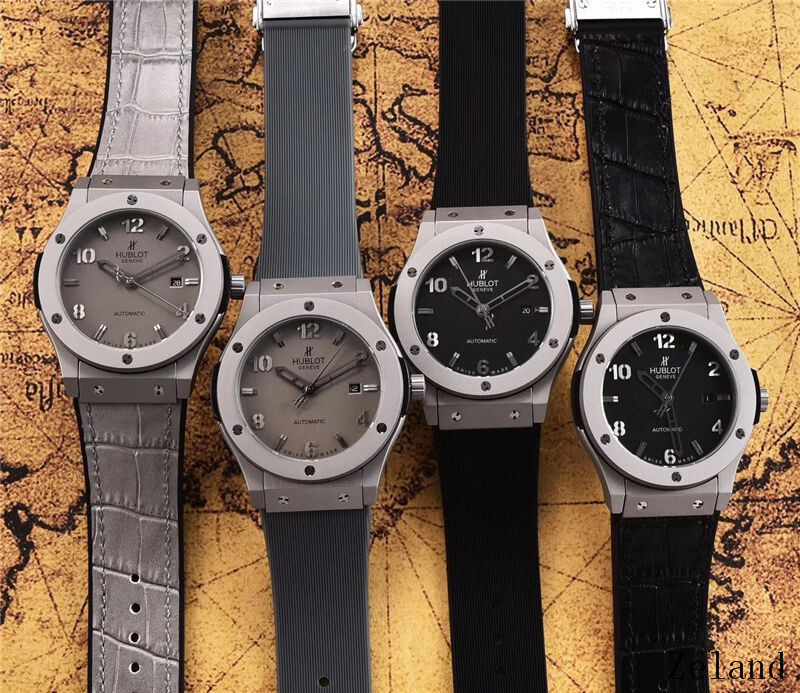 Men's Automatic Mechanical Watch 904L Stainless Steel 42mm-HB36