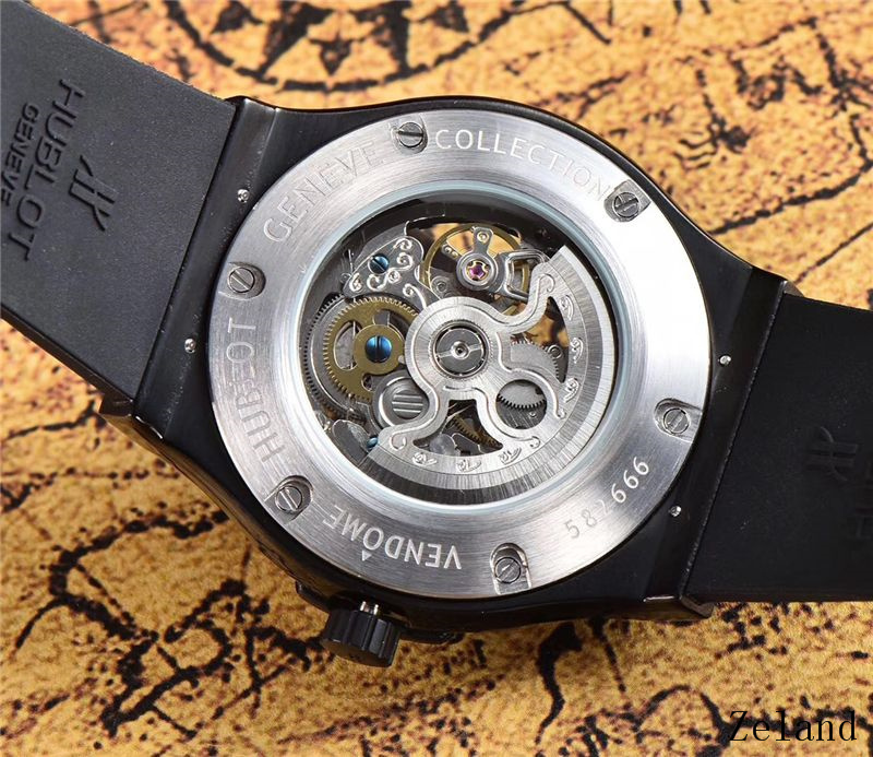 Men's Automatic Mechanical Watch 904L Stainless Steel 42mm-HB47