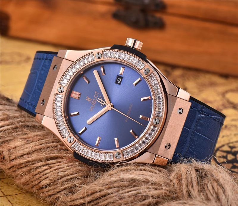 Men's Automatic Mechanical Watch 904L Stainless Steel 42mm-HB30