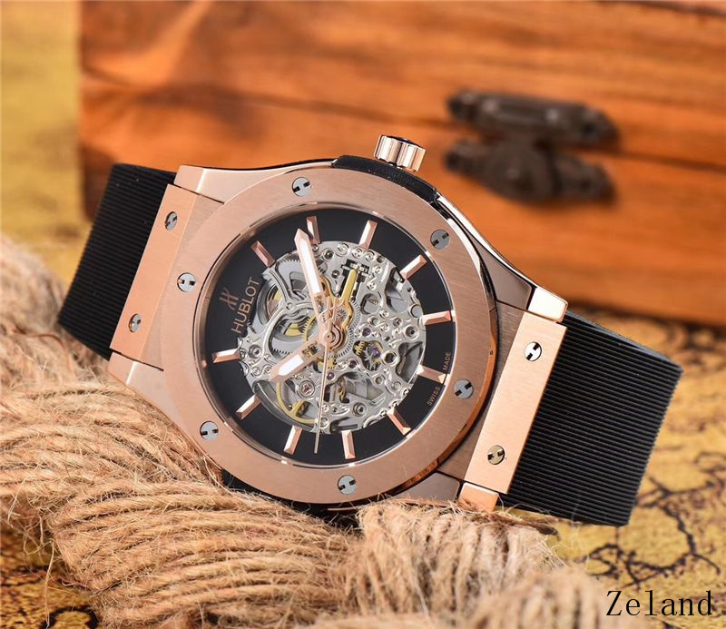 Men's Automatic Mechanical Watch 904L Stainless Steel 42mm-HB47