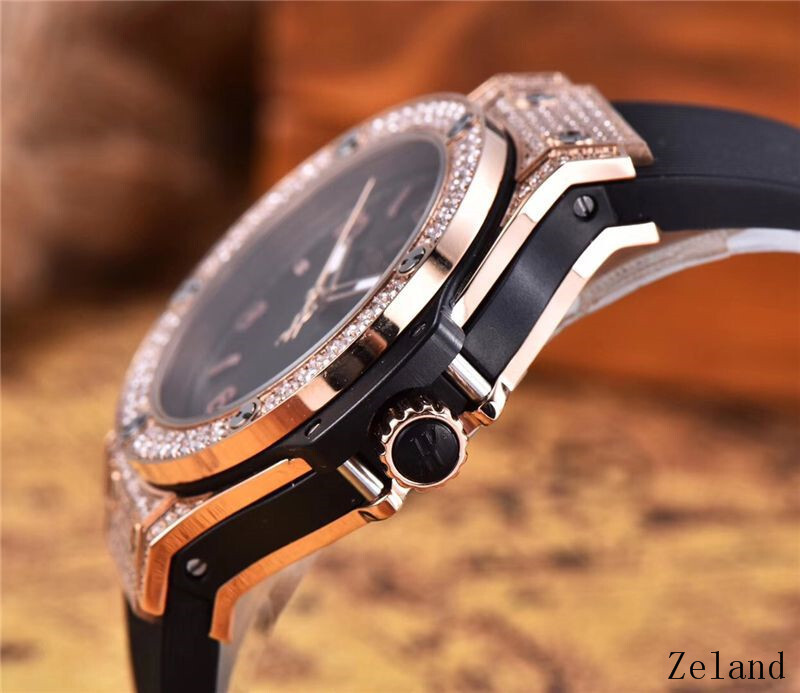 Women's  Quartz Watch Chronograph 904L Stainless Steel 38mm-HB34