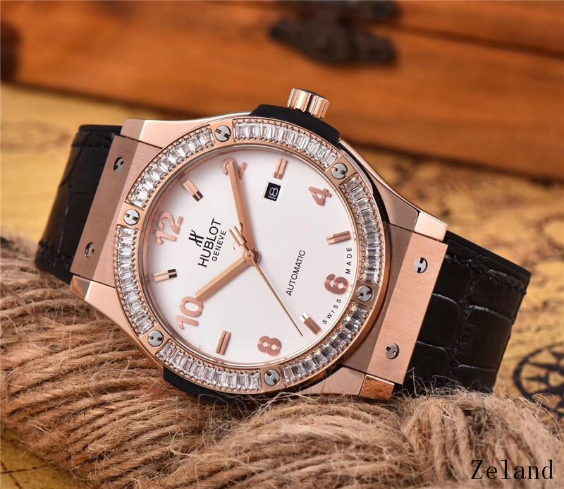 Men's Automatic Mechanical Watch 904L Stainless Steel 42mm-HB33