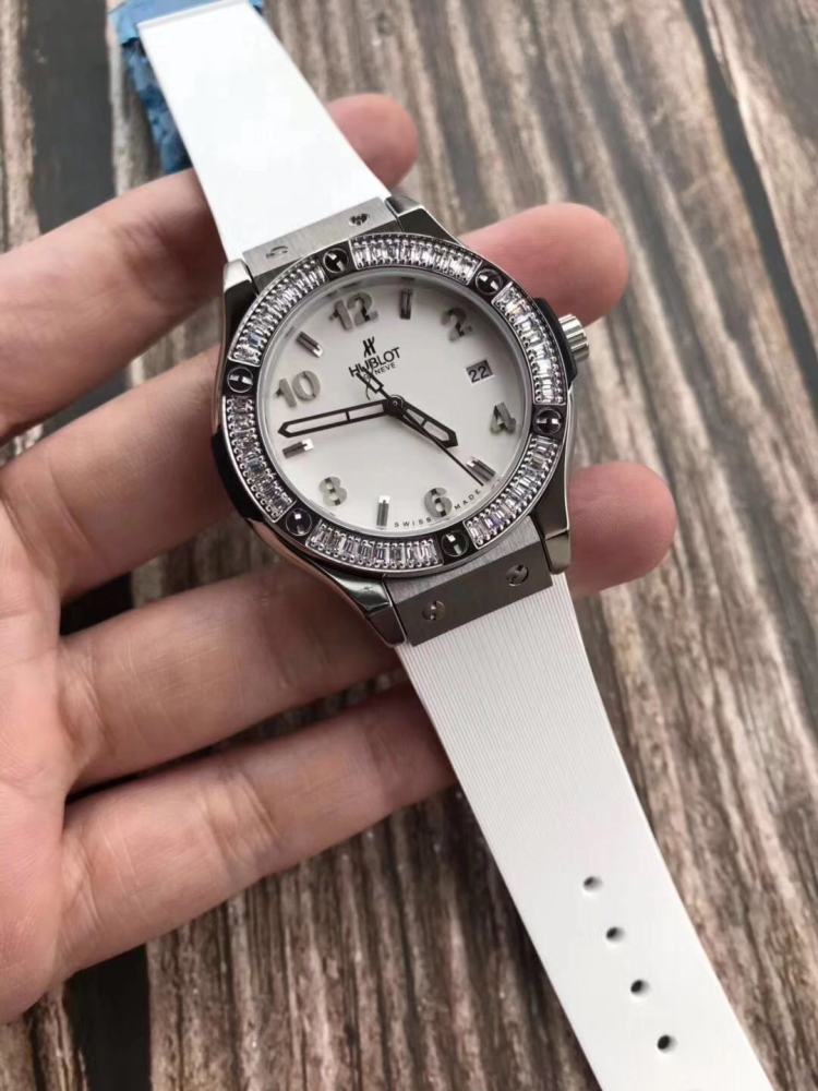 Women's  Quartz Watch Chronograph 904L Stainless Steel 33mm-HB28