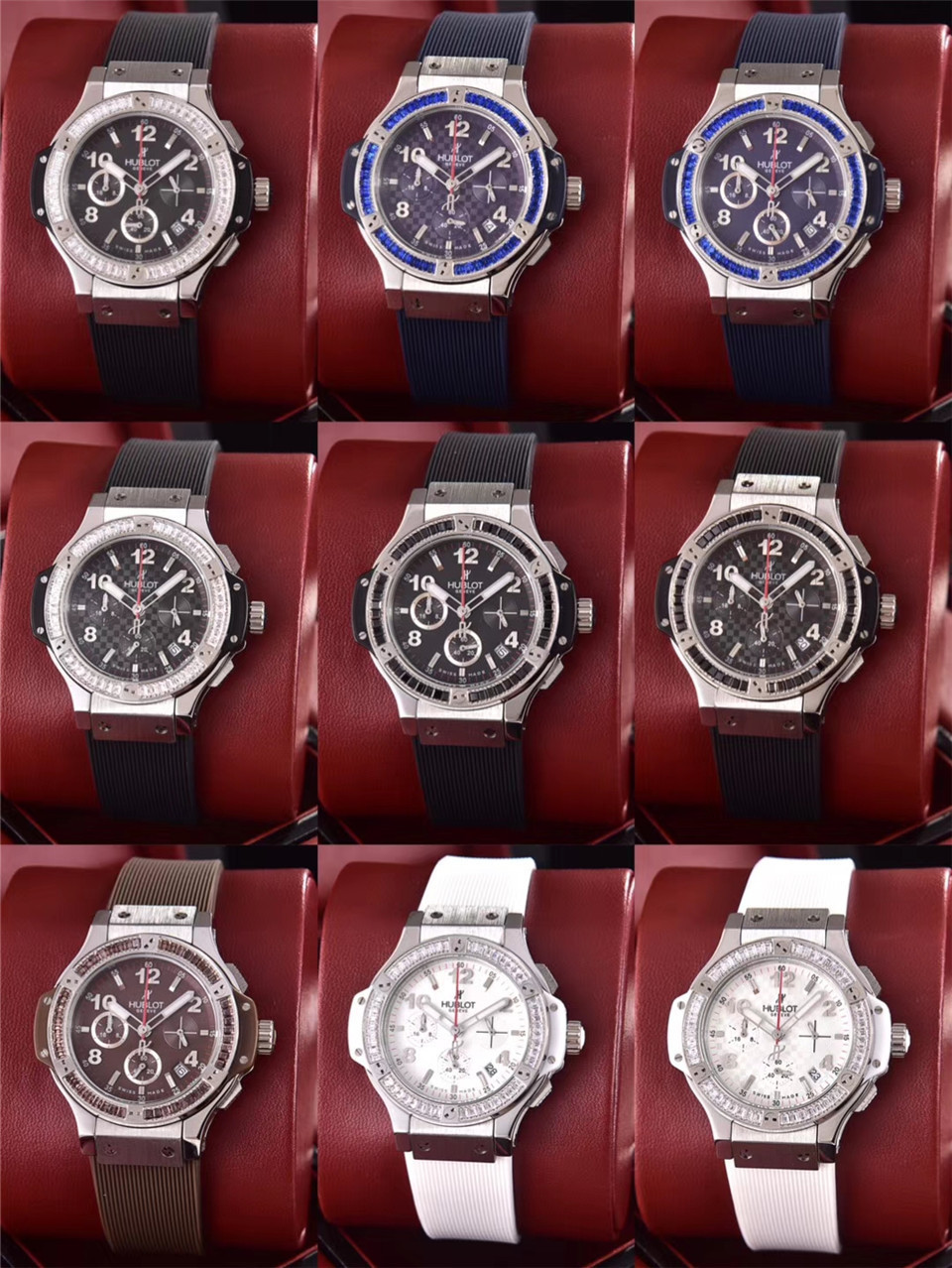 Women's  Quartz Watch Chronograph 904L Stainless Steel 36mm-HB90