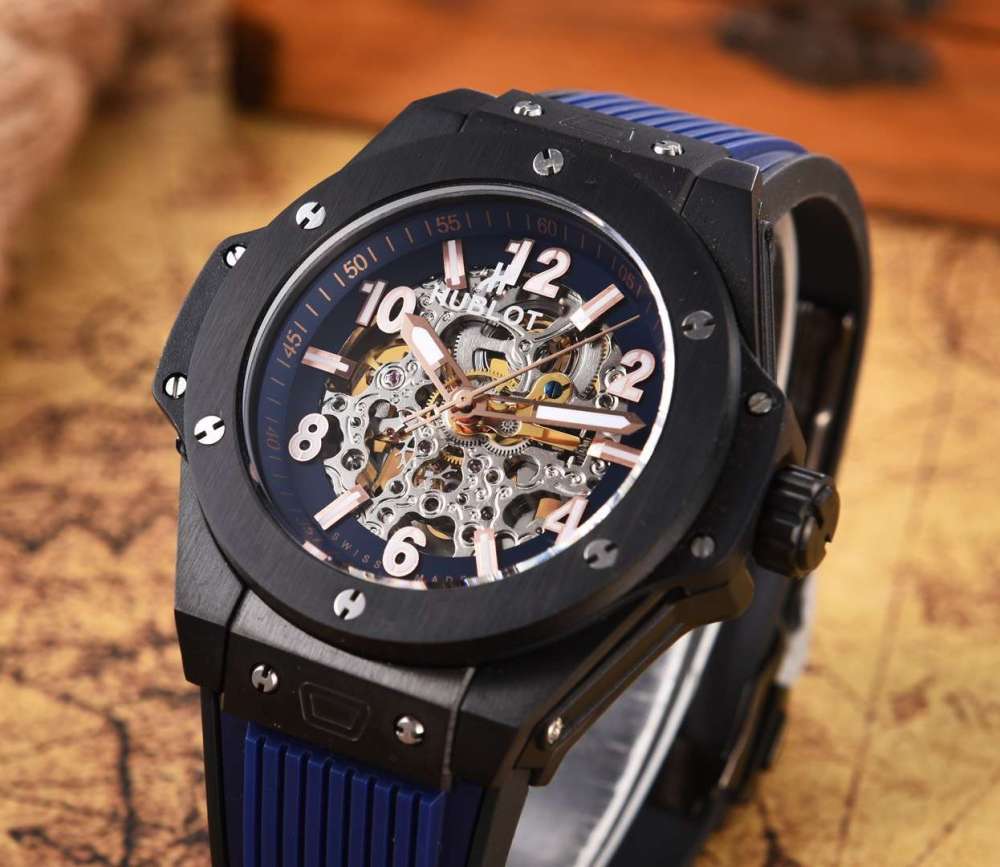 Men's Automatic Mechanical Watch 904L Stainless Steel 45mm-HB69