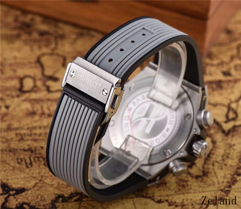 Men's Quartz Watch Chronograph 904L Stainless Steel 45mm-HB51