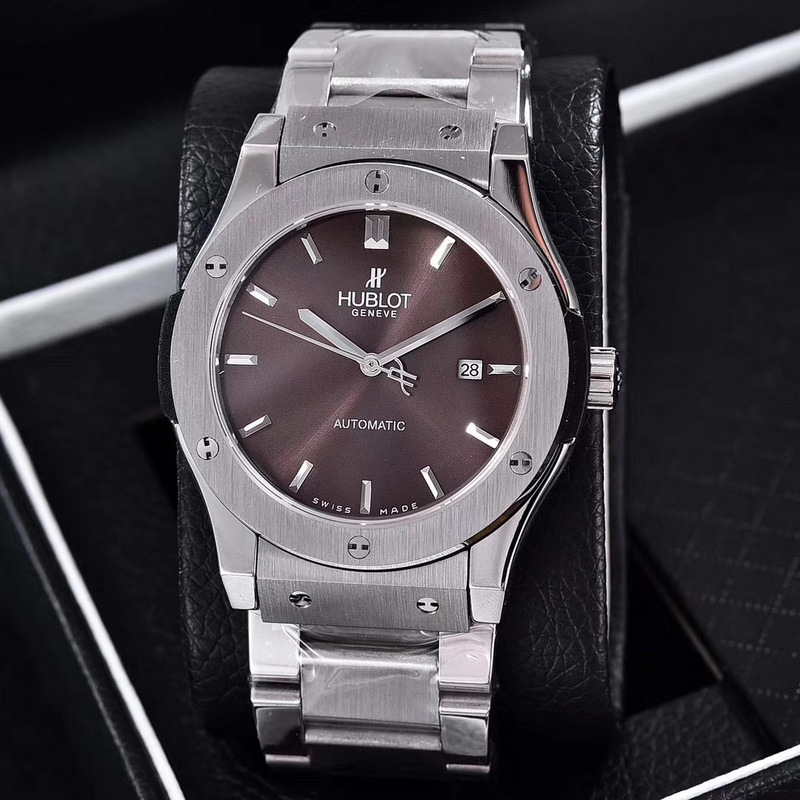 Men's Automatic Mechanical Watch 904L Stainless Steel 42mm-HB80