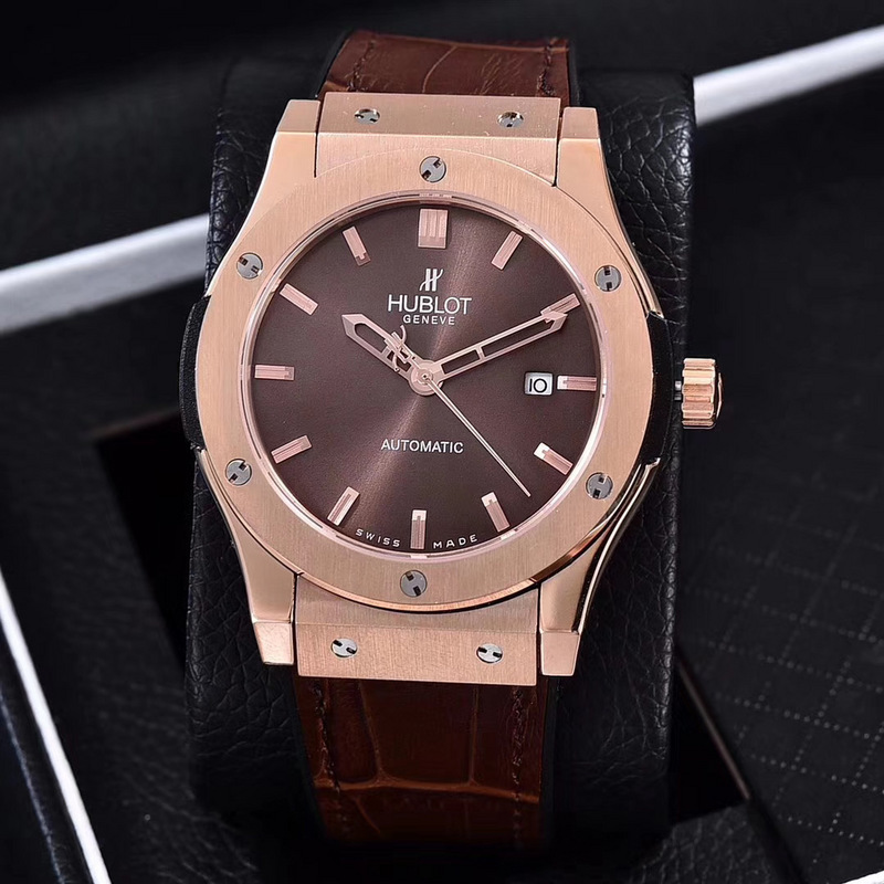 Men's Automatic Mechanical Watch 904L Stainless Steel 42mm-HB80