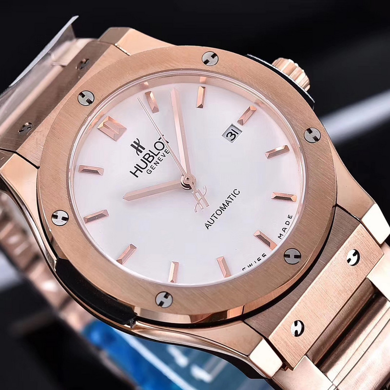 Men's Automatic Mechanical Watch 904L Stainless Steel 42mm-HB80