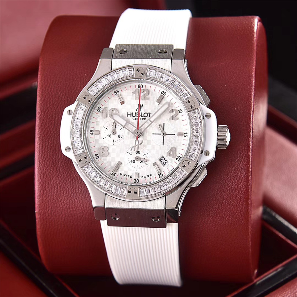 Women's  Quartz Watch Chronograph 904L Stainless Steel 36mm-HB90