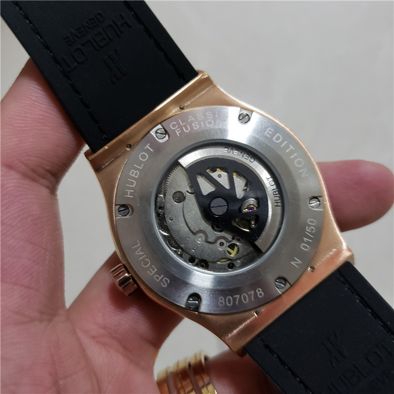 Men's Automatic Mechanical Watch 904L Stainless Steel 42mm-HB78