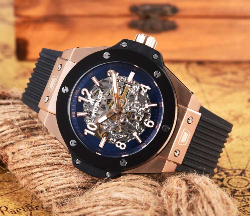 Men's Automatic Mechanical Watch 904L Stainless Steel 45mm-HB70