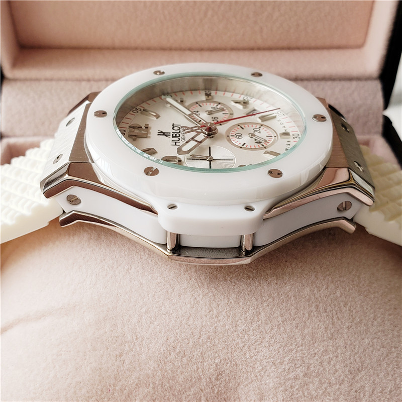 Men's Quartz Watch Chronograph 904L Stainless Steel 42mm-HB99