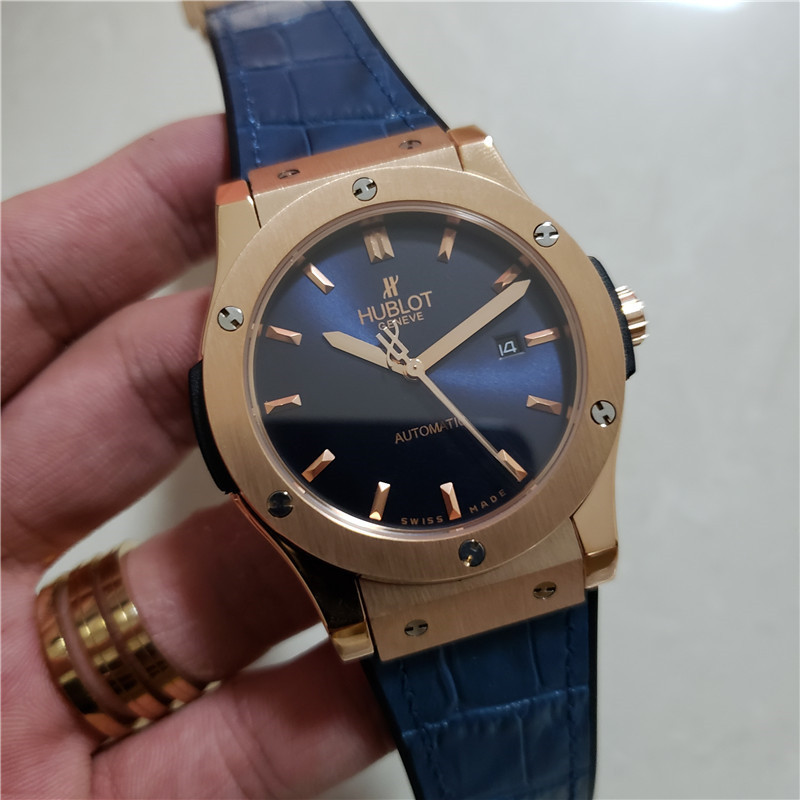 Men's Automatic Mechanical Watch 904L Stainless Steel 42mm-HB78