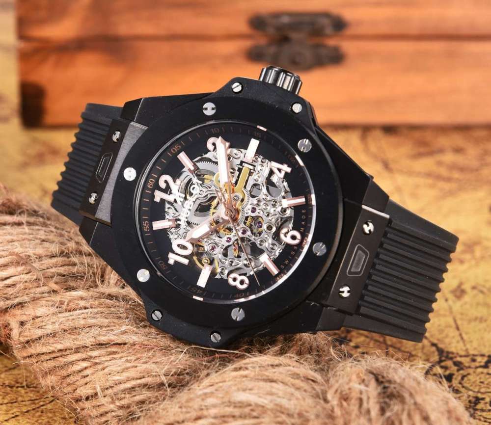 Men's Automatic Mechanical Watch 904L Stainless Steel 45mm-HB69