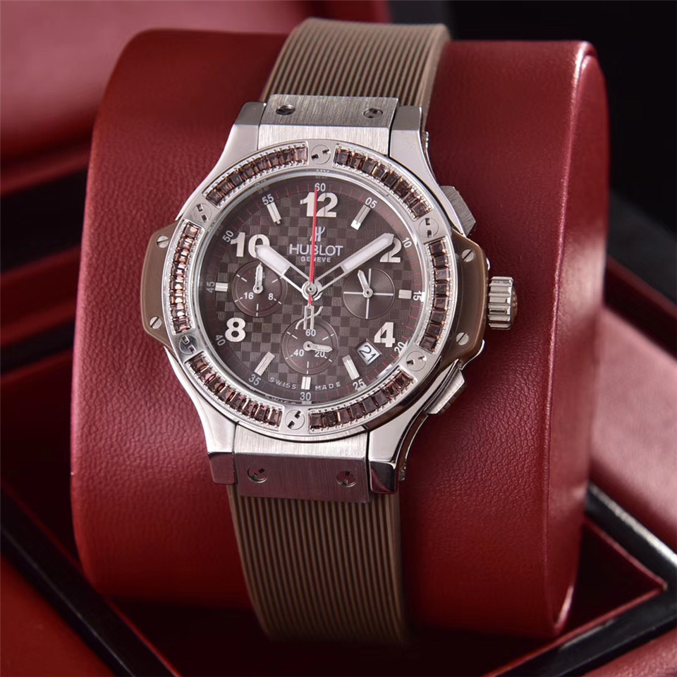 Women's  Quartz Watch Chronograph 904L Stainless Steel 36mm-HB90