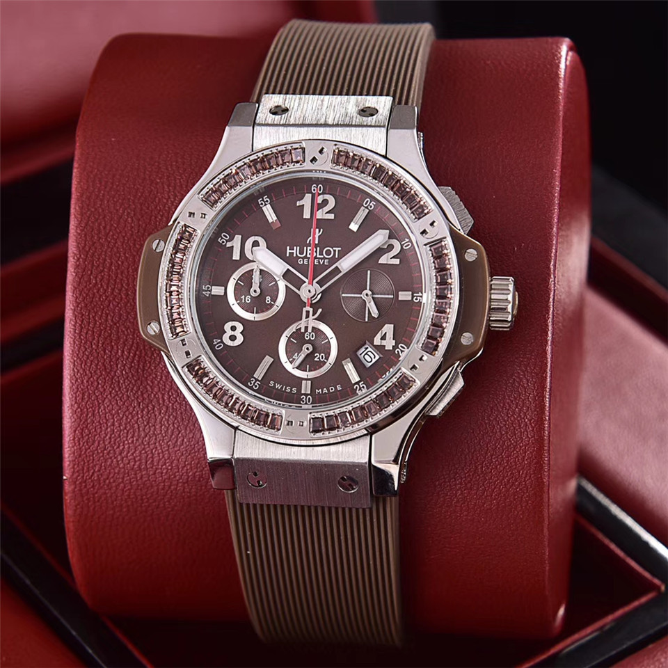 Women's  Quartz Watch Chronograph 904L Stainless Steel 36mm-HB90