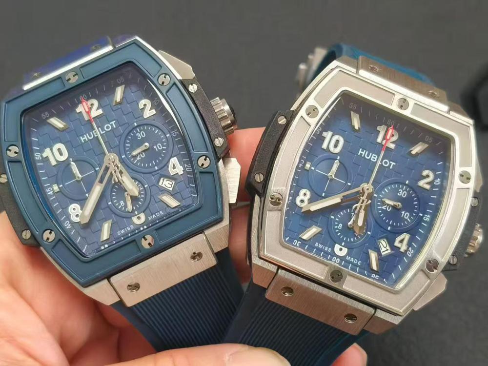 Men's Quartz Watch Chronograph 904L Stainless Steel 42mm-HB211