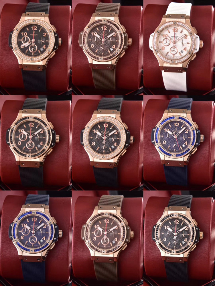 Women's  Quartz Watch Chronograph 904L Stainless Steel 36mm-HB90