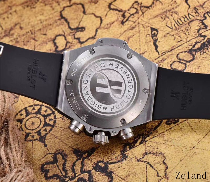 Men's Quartz Watch Chronograph 904L Stainless Steel 45mm-HB57