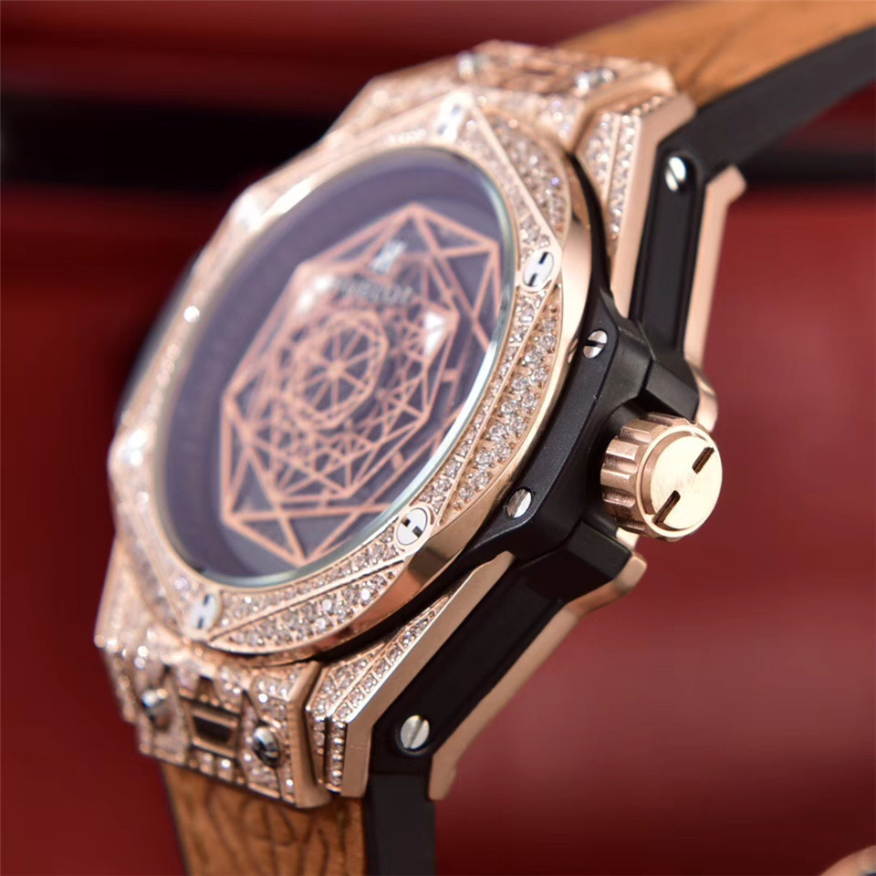 Men's Automatic Mechanical Watch 904L Stainless Steel 43mm-HB89