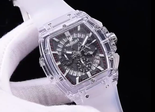Men's Quartz Watch Chronograph 904L Stainless Steel 42mm-HB61