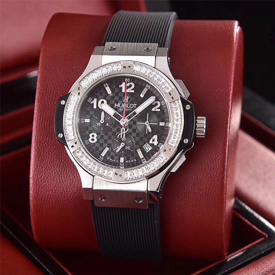 Women's  Quartz Watch Chronograph 904L Stainless Steel 36mm-HB90
