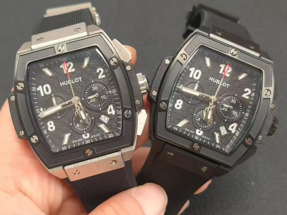 Men's Quartz Watch Chronograph 904L Stainless Steel 42mm-HB211