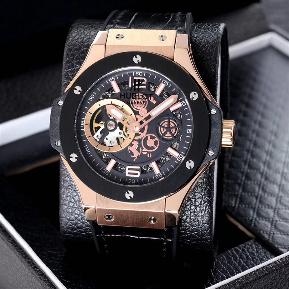 Men's Automatic Mechanical Watch 904L Stainless Steel 44mm-HB85