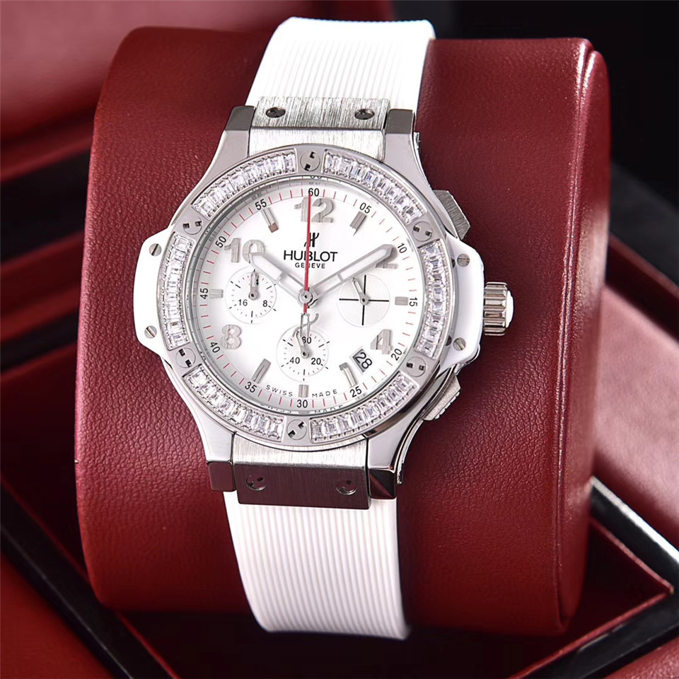 Women's  Quartz Watch Chronograph 904L Stainless Steel 36mm-HB90