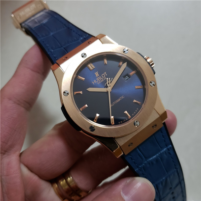 Men's Automatic Mechanical Watch 904L Stainless Steel 42mm-HB78