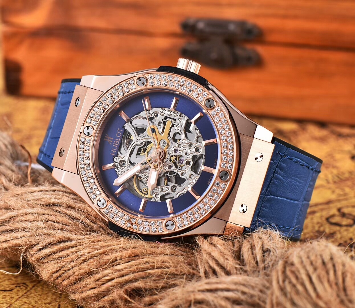 Men's Automatic Mechanical Watch 904L Stainless Steel 45mm-HB72