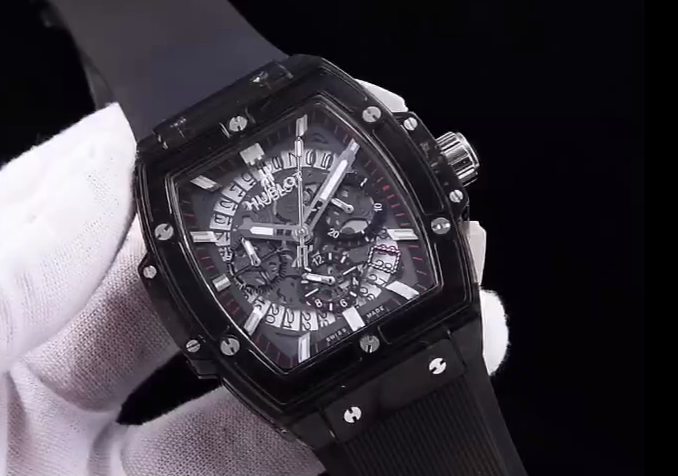 Men's Quartz Watch Chronograph 904L Stainless Steel 42mm-HB61